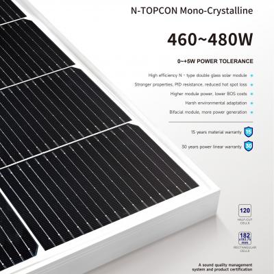 120-183.75 DE-120BG-182SNWW 460-480W（N type qrystal Mono-Crystalline）